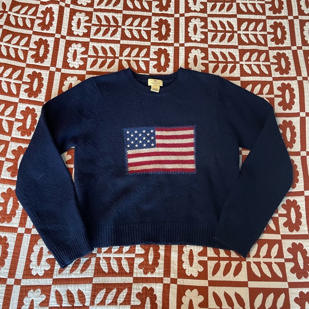 The Limited Vintage American Flag 100% Wool